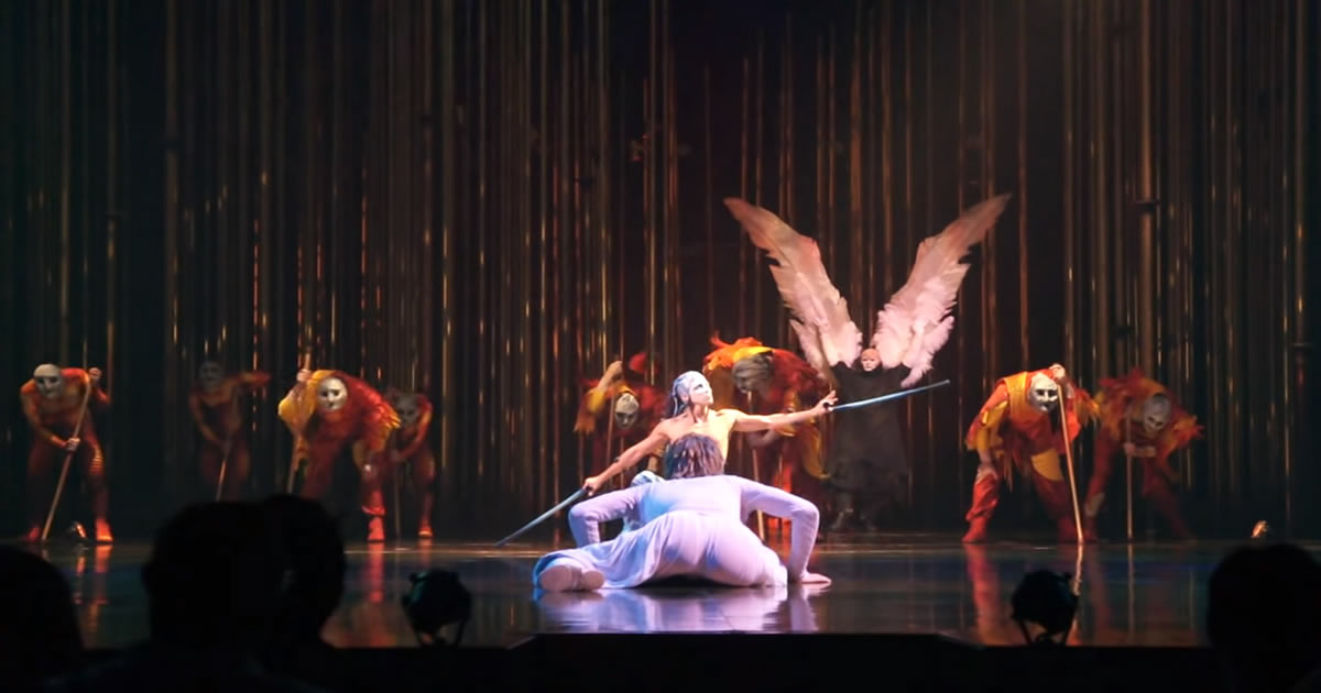 Dança de muleta - Cirque du Soleil Varekai 2