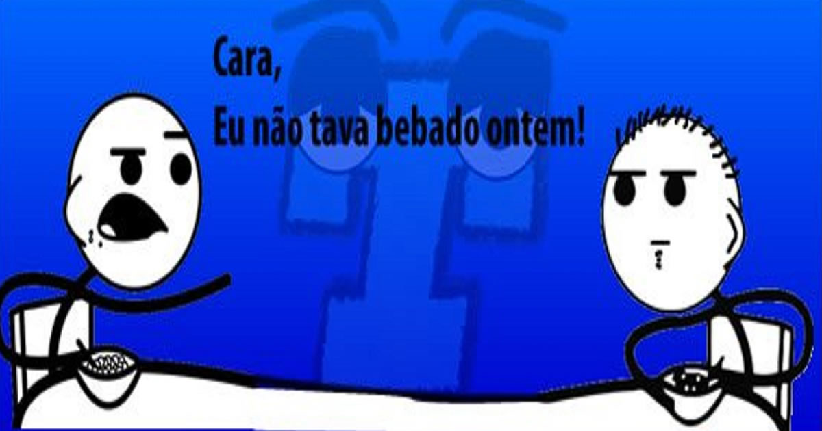 Eu não estava bêbado