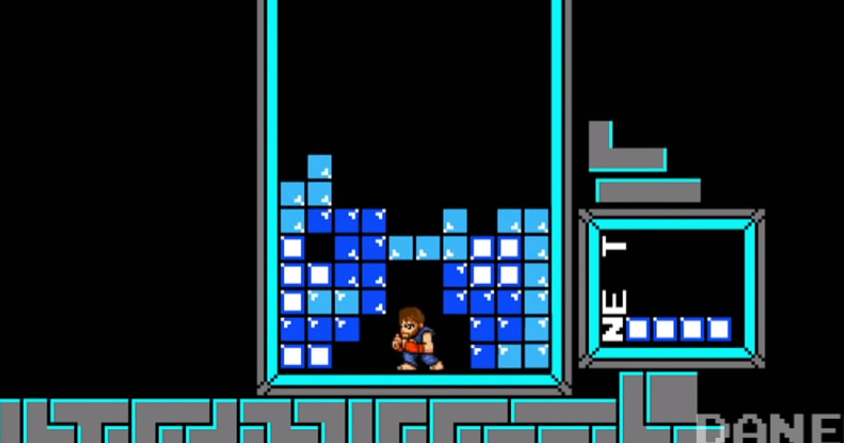Chuck Norris Vs Tetris Tediado