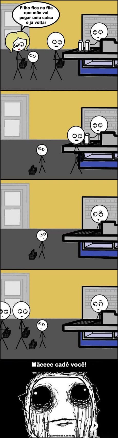 Na fila no supermercado 3