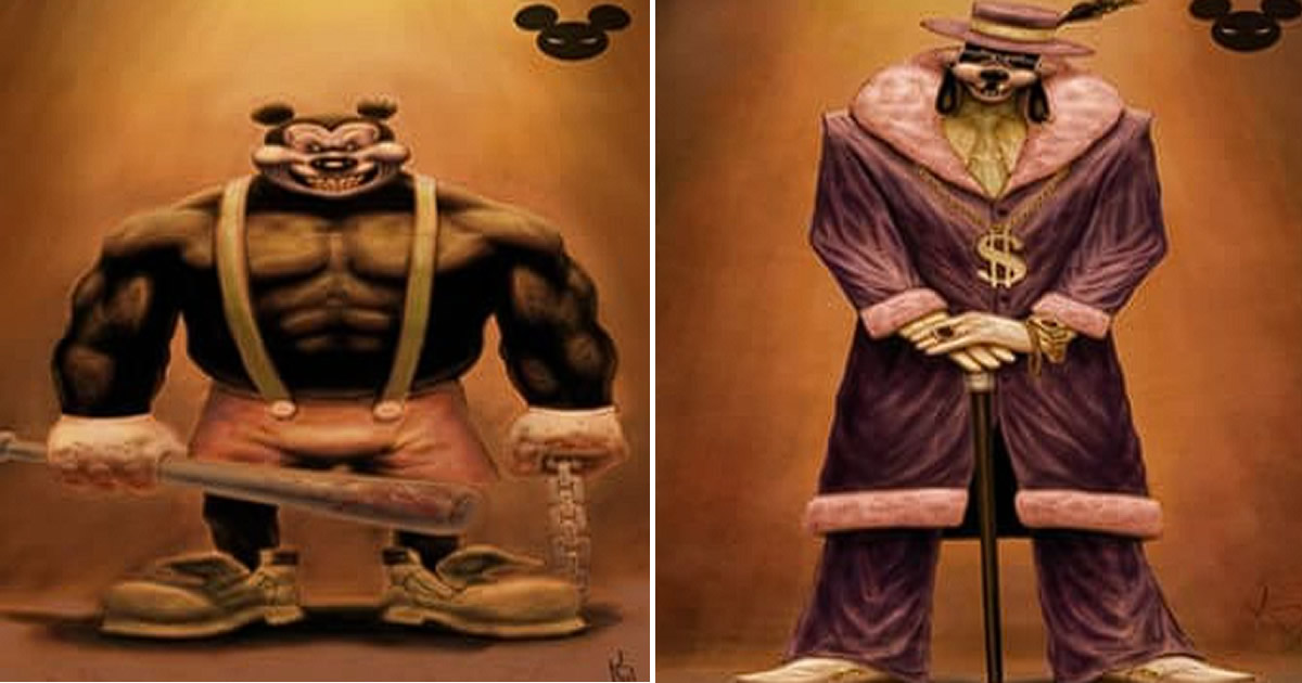 E se os personagens da Disney fosse maus?