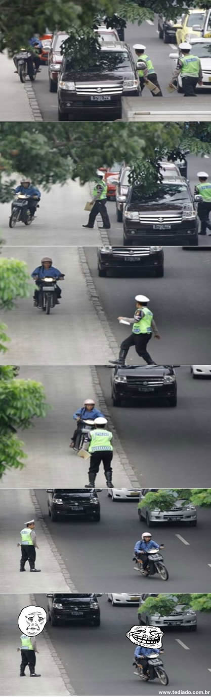 Trollando o policial 3