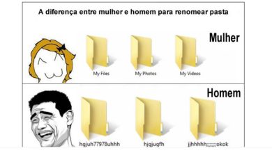 A diferença entre mulher e homem para renomear pasta 8