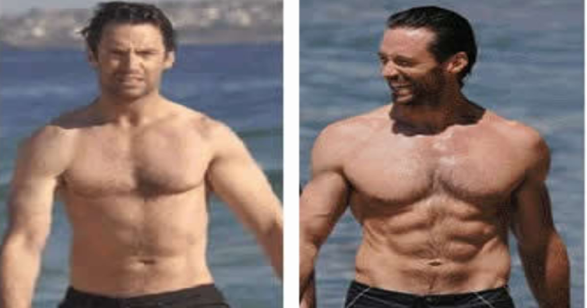 Transformação do corpo de celebridades