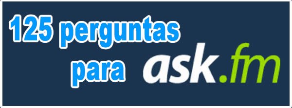 125 Perguntas para Ask.fm