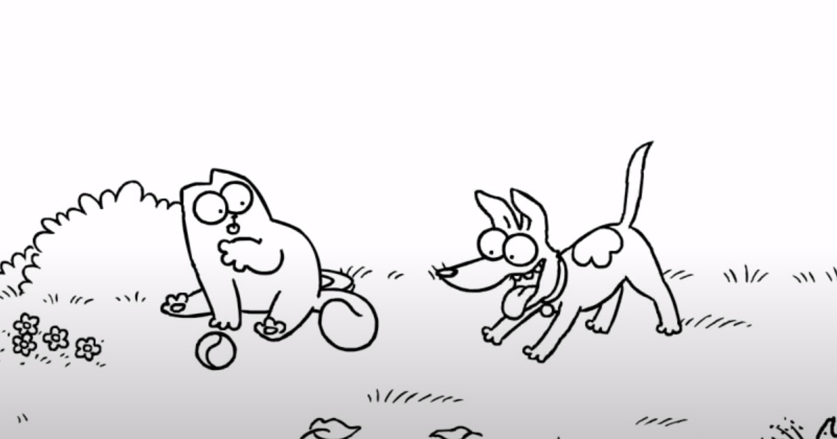 Gato Simon – E o cachorro