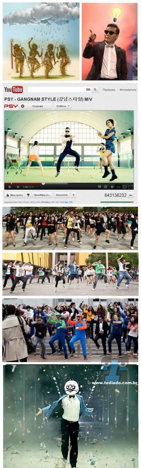 Como surgiu a ideia da musica Gangnam Style 3