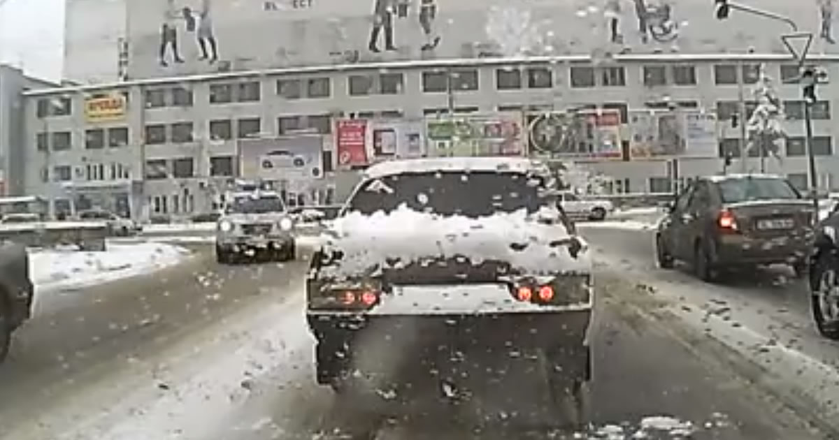 Ação inesperada do motorista para ser respeitado