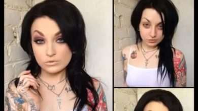 Estrelas pornôs antes e depois da maquiagem 6