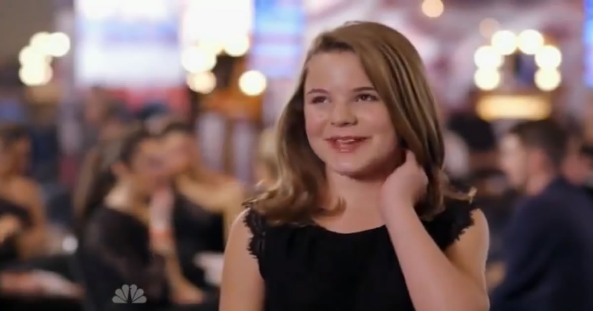 Anna Christine de 10 anos no America’s Got Talent 5