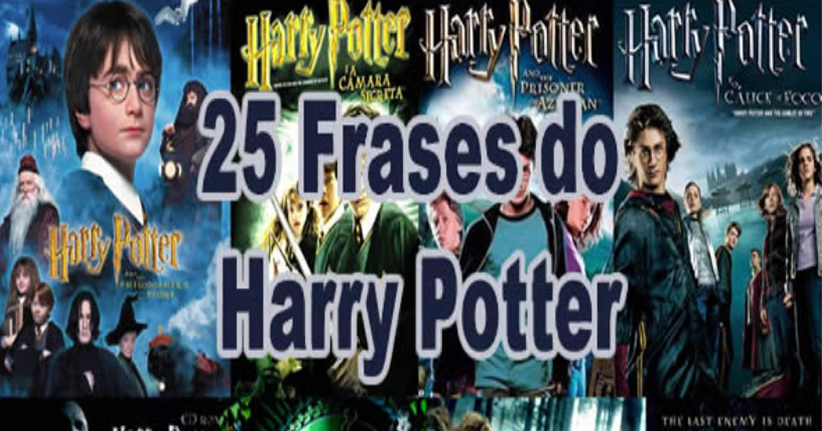 25 Frases do Harry Potter