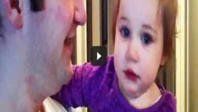 Bebê não reconhece seu pai, após ele fazer a barba 6
