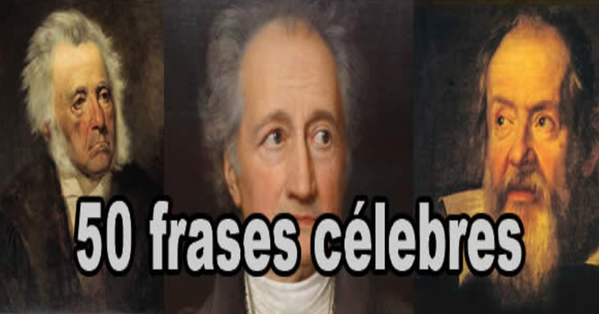 50 frases célebres