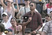 Will Smith dança no jogo de tênis 10