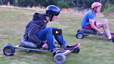 Épica corrida de carrinho de rolimã 7