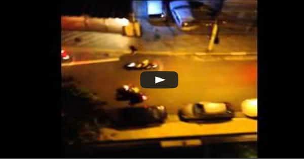 Vídeo de um policial militar atropelando garota na calçada 7