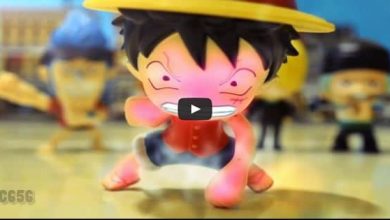 One Piece VS Dragon Ball stop motion - Luffy VS Cell 2