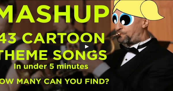 Orquestra faz Mashup com 43 temas da Cartoon 1