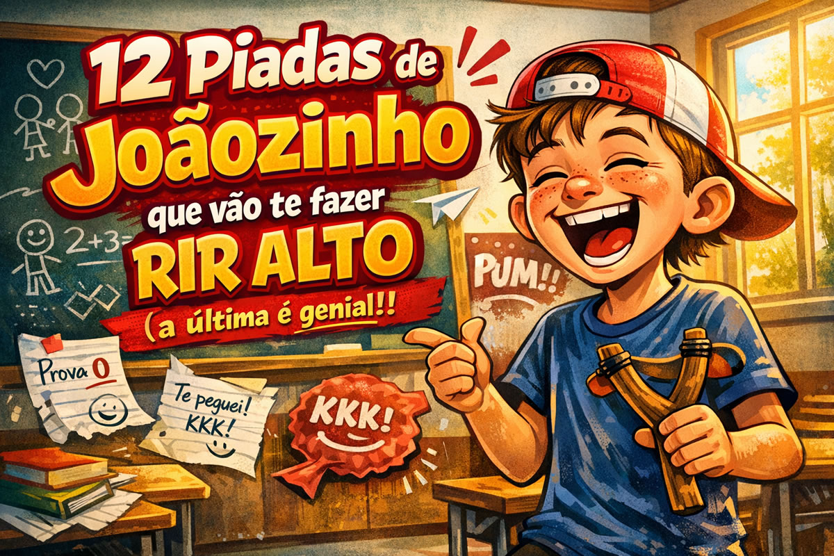 12 piadas de Joãozinho que vão te fazer rir alto (a última é genial)