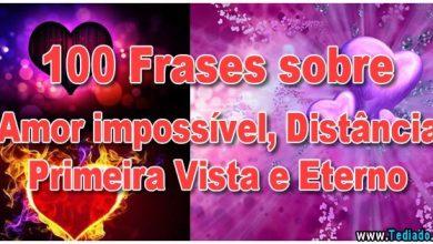 100 Frases sobre Amor impossível, Distância, Primeira Vista e Eterno 7