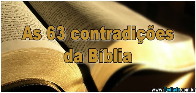 As 63 contradições da Bíblia 9