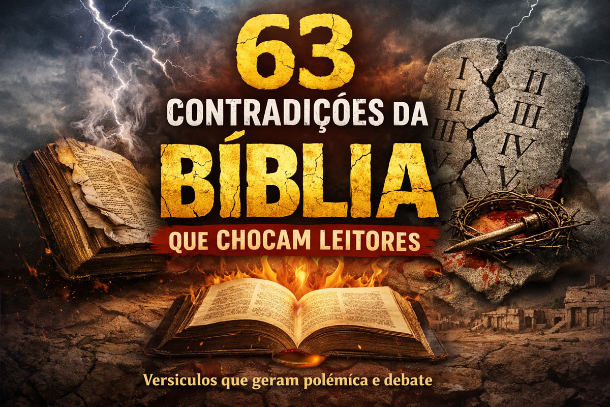 Bíblia: 63 contradições que vão fazer você repensar o livro sagrado Bíblia: 63 contradições que vão fazer você repensar o livro sagrado