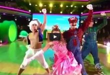 Dança dos Famosos - Apresentação com tema Super Mario Bros 4