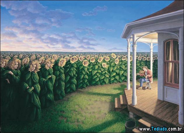 Ilusões de óptica surpreendente por Robert Gonsalves (45 fotos) 11 Ilusoes-de-optica-12