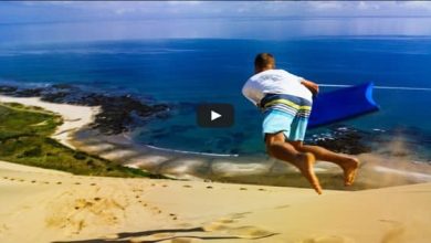 Surfando nas áreas da Nova Zelândia 5