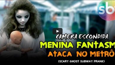 Pegadinha - Menina Fantasma Ataca no Metrô 5
