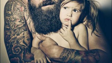 33 Pais tatuados e seus filhos 42