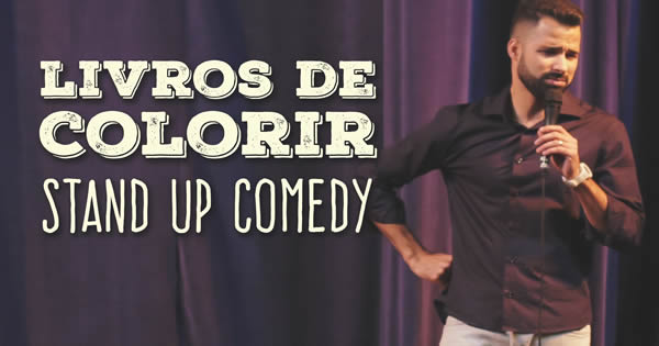 Stand up Comedy - Livros de colorir com Fernando Strombeck 2