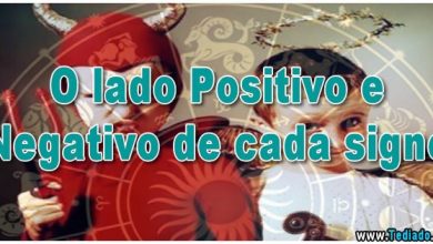 O lado Positivo e Negativo de cada signo 11