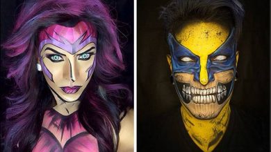 Maquiador se transforma em super-herói só com maquiagem 9