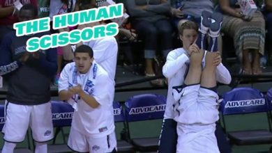 Equipe de basquete que sabe como comemorar os pontos do seu time 1