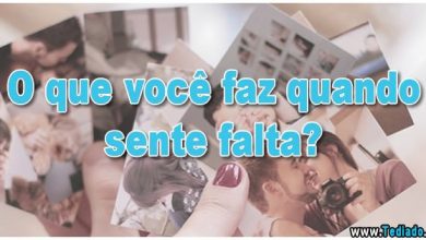 O que você faz quando sente falta? 2