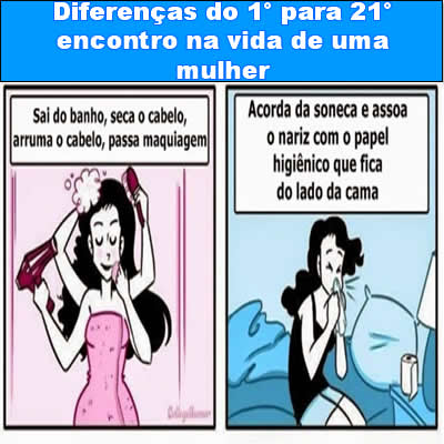Diferenças do 1° para 21° encontro na vida de uma mulher link-da-semana-01