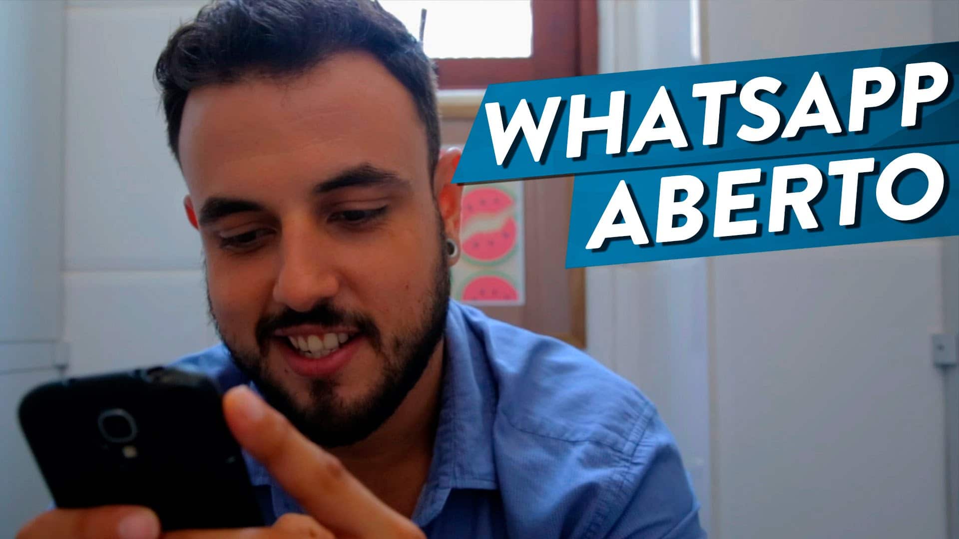 Deixar o Whatsapp aberto
