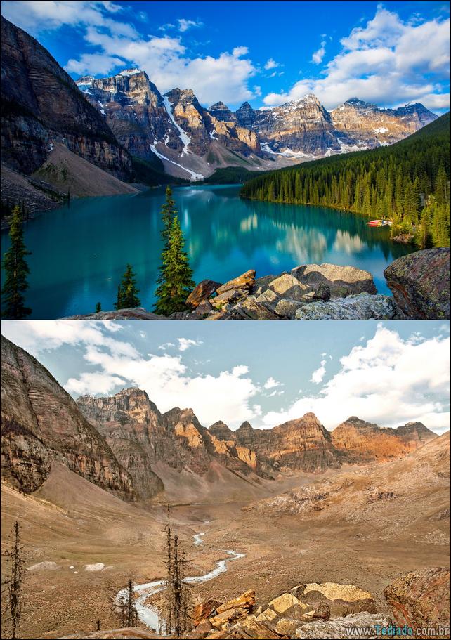Sunrise at Moraine lake with in the valley of ten peaks, Banff national park, alberta, canada