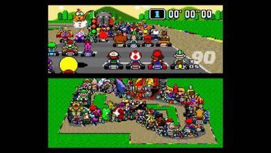 Super Mario Kart com 101 players 7