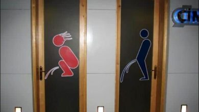 16 Placas de banheiros criativo 29