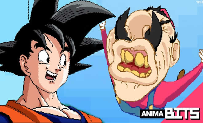 Goku ensina Mario a voar - AnimaBITS 3