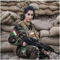 Joanna Palani, a dinamarquesa que juntou-se aos curdos para combater o ISIS