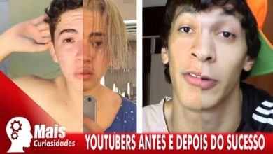 Youtubers antes e depois do sucesso 3