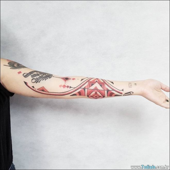 20 Tatuagens inpiradas na arte tribal da Amazônia 1