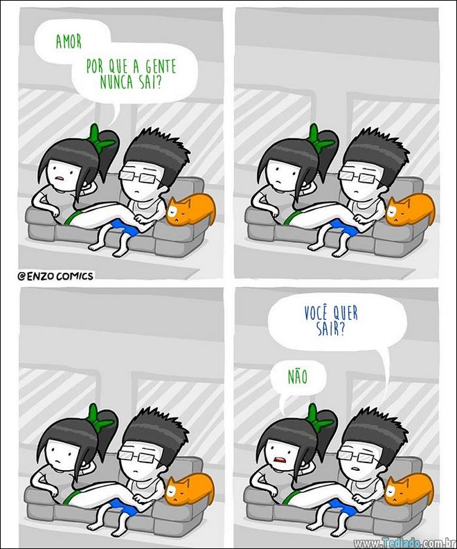 15 Tirinhas que só quem está num relacionamento sério vai conseguir entender 8