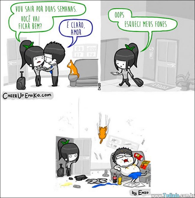 15 Tirinhas que só quem está num relacionamento sério vai conseguir entender 14