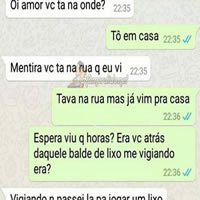 Uma mulher extremamente vacilona