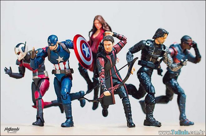 Action Figures na vida real, fotos impressionantes pelo fotógrafo japonês (42 fotos) 3