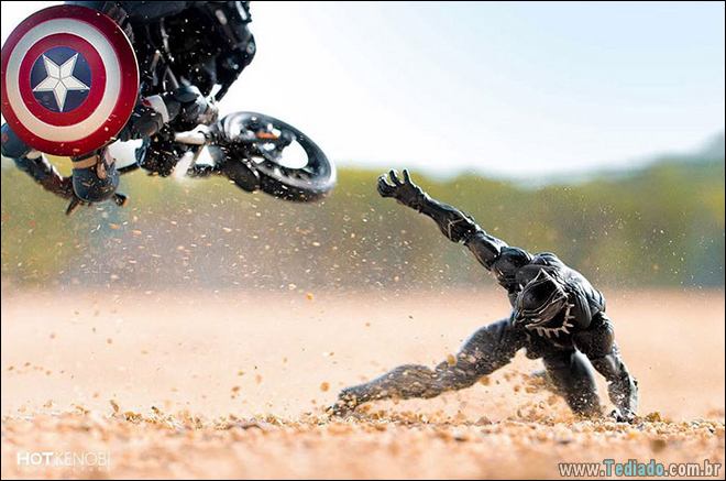 Action Figures na vida real, fotos impressionantes pelo fotógrafo japonês (42 fotos) 8